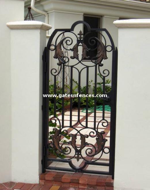 Mediterranean - Garden Gate Designs, Custom Design Walk Gates, Artistic Garden Gates
