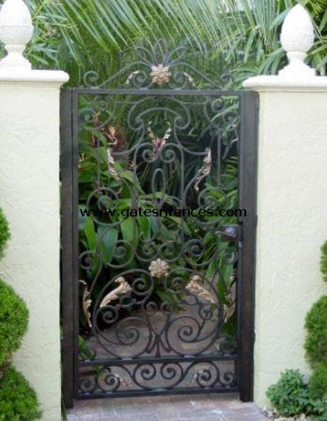 Tropical Escape - Ornamental Garden Gate, Garden Fence Gates or Ornamental Gates for Garden