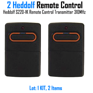 Keystone Heddolf International 0220-310 310MHz Remote Control, Heddolf One Button Garage Door Clicker