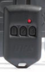 Doorking Clickers, Doorking MicroPLUS Transmitters, DKS Remote Control - Three Buttom Remote