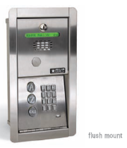 Doorking 1802 EPD Access Control Entry System - Doorking 1802 EPD Telephone Entry Systems Flush Mount