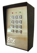 EMX KPX-100 Digital Keypad for Exterior Access Control Entry System