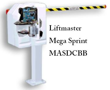 Liftmaster MEGA SPRINT Pedestal High Speed High Traffic Vehicles Parking Lot Barrier Arm 