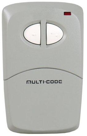 Multi-Code Remote Control, Multicode 2 Button Remote Control with 300MHZ OR 310 MHZ 