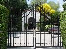 Mid-Evil - Wrought Iron or Aluminum Driveway Gate