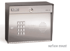 Doorking 1808 Surface Mount Access Control Entry System - DKS Entry System With Directory Surface Mount