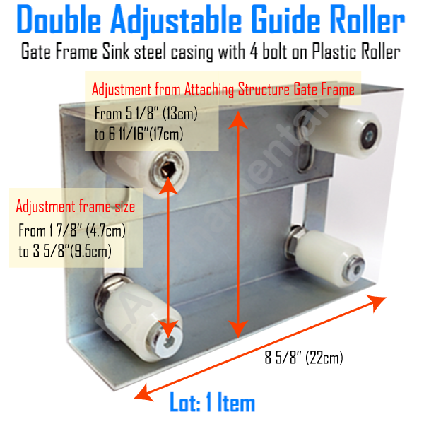 Double Adjustable Guide Roller