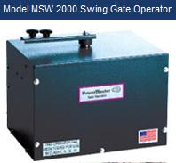 PowerMaster MSW 2000 Swing Gate Operator
