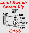 Elite CSW200 UL Gate Operator Parts - Elite Q166 Limit Switch Assembly 