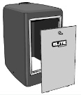 Elite CSW200 & Robo Swing Gate Operator Parts - Elite Q244 CSW200 Cover HD Polyethylene 