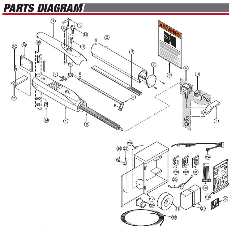 Viking G-5 Parts, Viking G5 Gate Operator Parts, Viking Operator Parts