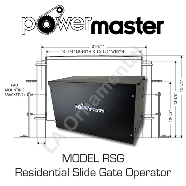 Power Master RSG Residential Sliding Gate Opener