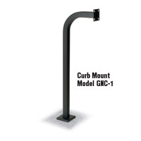 Curb Mount Goose Neck - GNC 1 - Aluminium Pedistal