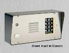 Crown Jewel Access Control Grained Stainless Steel-Black Housing Surface Mount