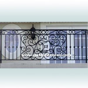 Monogram Railing Railings Custom Decorative Railings Aluminum Metal Deck Porch Balcony